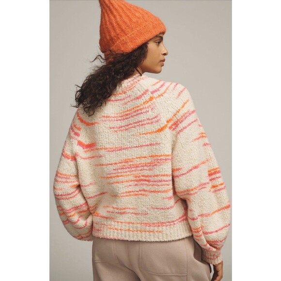 Anthropologie Pilcro Sweater Balloon Sleeve Crew Neck Comfy Boho Size XS NWT - Picture 7 of 12